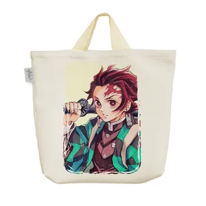 ساک خرید خندالو مدل تانجیرو انیمه شیطان کش کد 5356