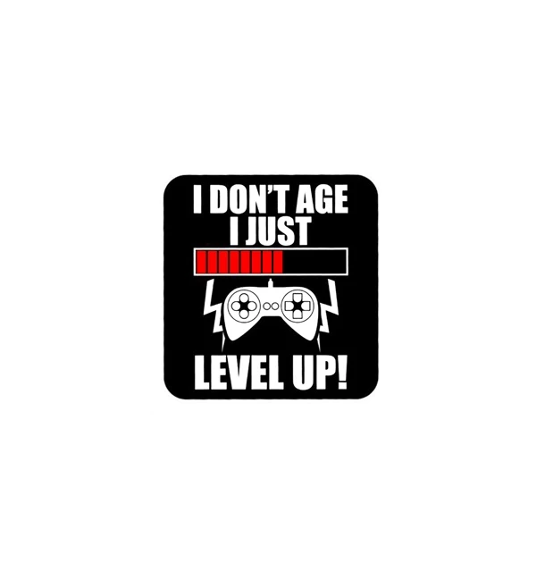 استیکر تزئینی موبایل و تبلت لولو مدل I DONT AGE I JUST LEVEL UP کد 147