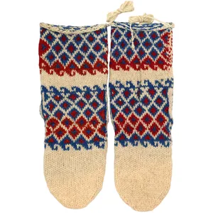 جوراب دست دوز مردانه مدل پشمی کد 02