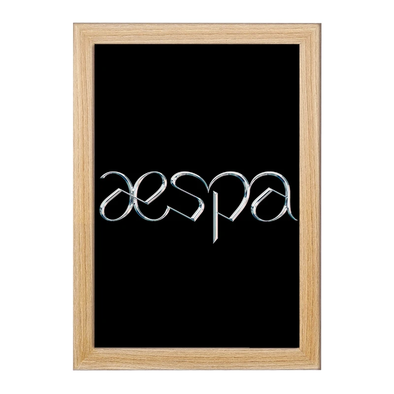 تابلو خندالو مدل گروه آسپا Aespa  کد 12461