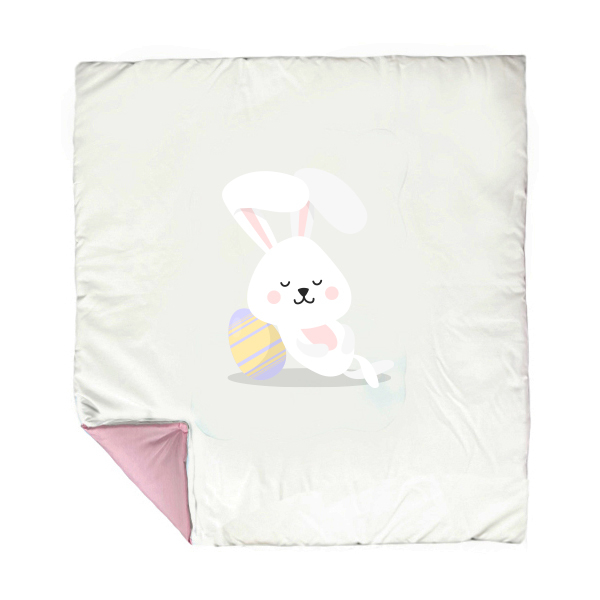سرویس خواب سه تکه نوزاد مدل گارد محافظ دار طرح خرگوش کد 042