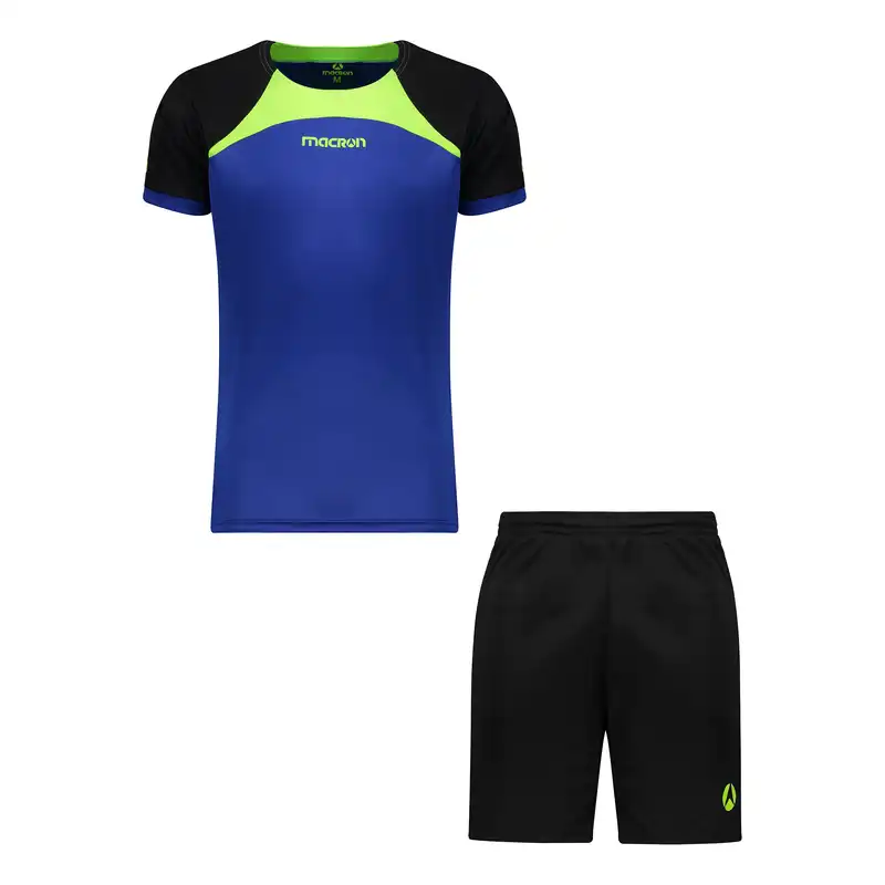 ست تی شرت و شلوارک ورزشی مردانه  مدل ریو رنگ آبی