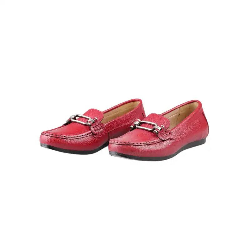 کفش کالج زنانه مدل کاملیا چرم طبیعی 002