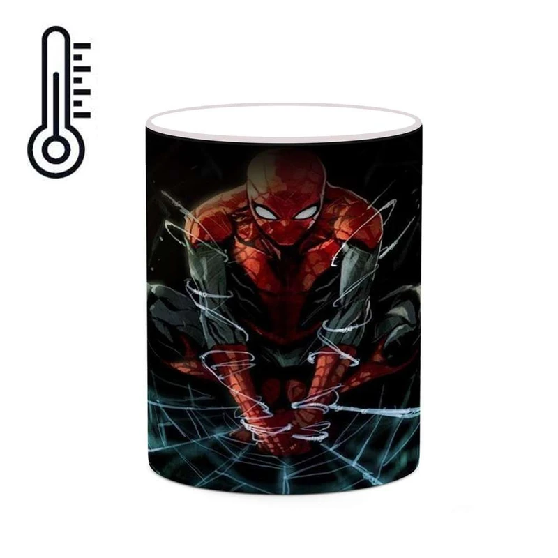ماگ حرارتی کاکتی مدل کارتون Spider Man کد mgh23159