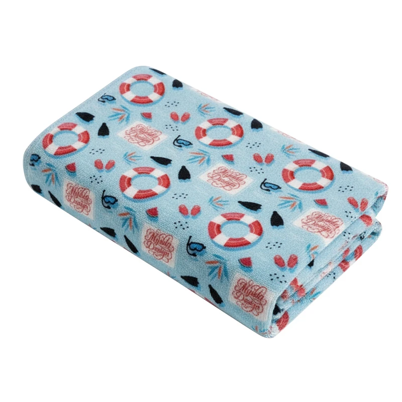 حوله دست و  صورت ماییلدا طرح تفریحات ساحلی کد 5538 سایز 75x35 سانتی متر