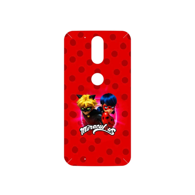 برچسب پوششی ماهوت مدل Ladybug and Cat Noir مناسب برای گوشی موبایل موتورولا Moto G4