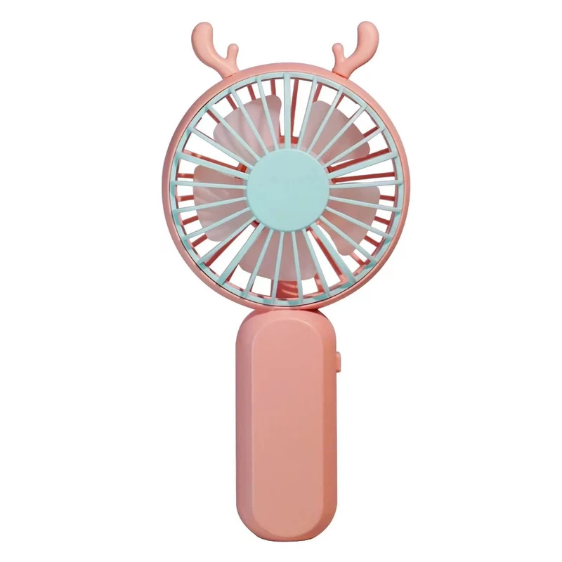 پنکه شارژی مدل mini fan طرح شاخ گوزنی
