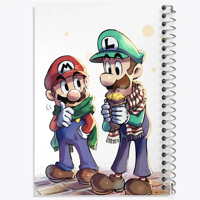 دفتر مشق 100 برگ خندالو طرح (Mario) بازی سوپر ماریو کد 31529