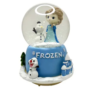 گوی موزیکال مدل پمپی چرخشی طرح FROZEN کد RPA3370