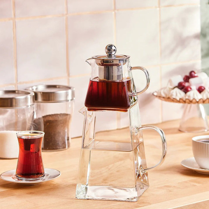 ست کتری و قوری مدل هرمی