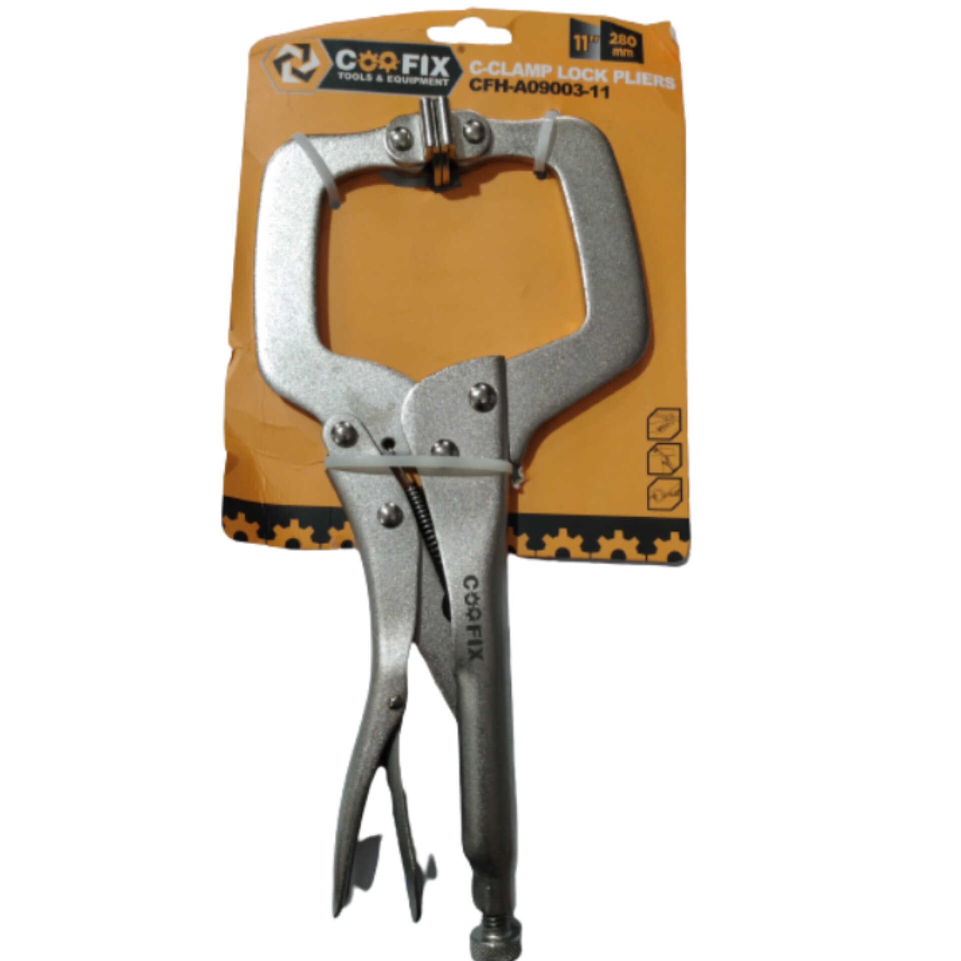 انبر قفلی c شکل کافیکس مدل 110 سایز 280 میلی متر