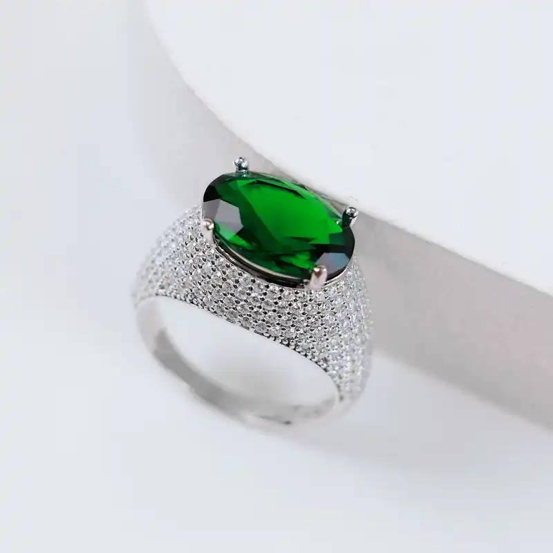 انگشتر نقره زنانه جی تی ای مدل نایس