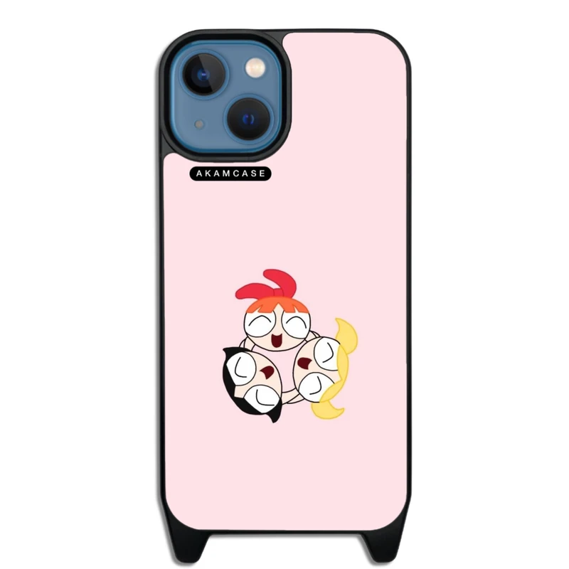 کاور آکام مدل AMCWLA14-POWERPUFF GIRLS2 مناسب برای گوشی موبایل اپل iPhone 14