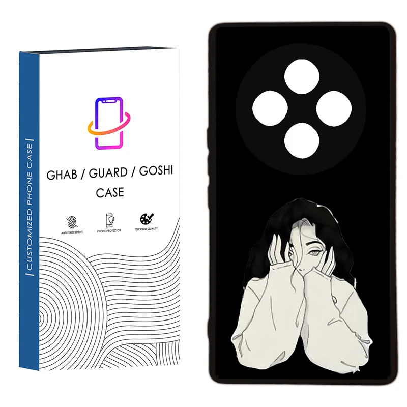 کاور قاب گارد گوشی طرح دخترانه کد 60 - ROCK مناسب برای گوشی موبایل شیائومی Redmi 14C / Poco C75