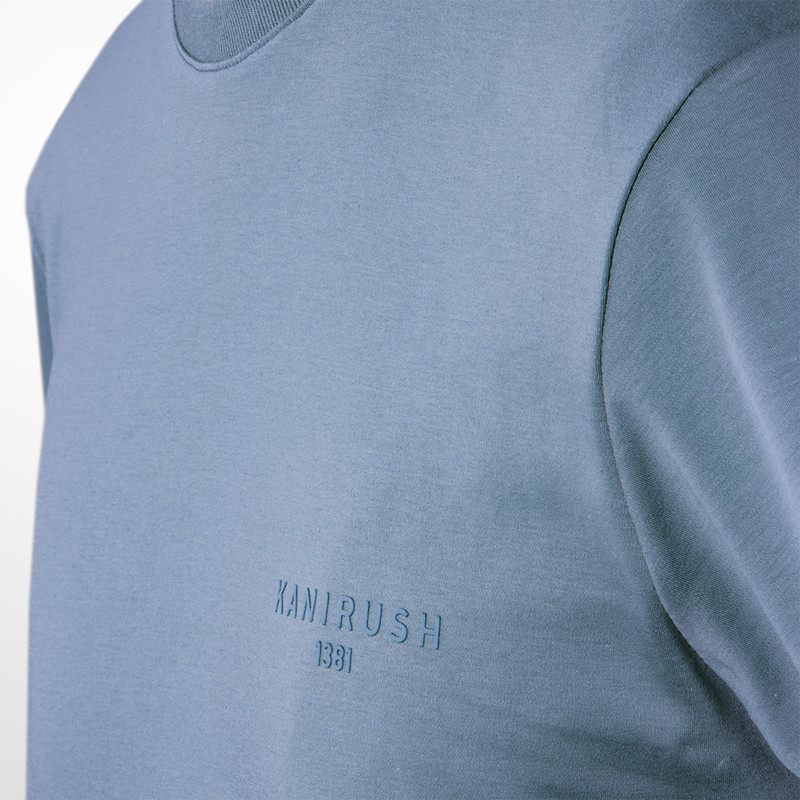 تیشرت آستین کوتاه مردانه کانی راش مدل 2035 رنگ آبی