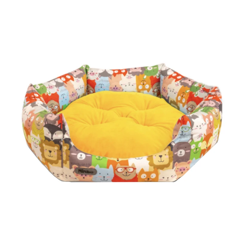 جای خواب سگ و گربه نیناپت مدل وی آی پی طرح شیر 