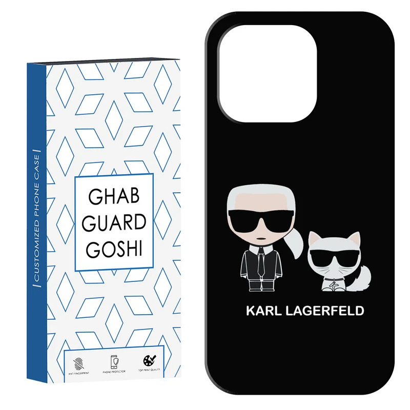 کاور قاب گارد گوشی طرح karl کد Dimo-042 مناسب برای گوشی موبایل اپل  IPHONE 15 PRO 