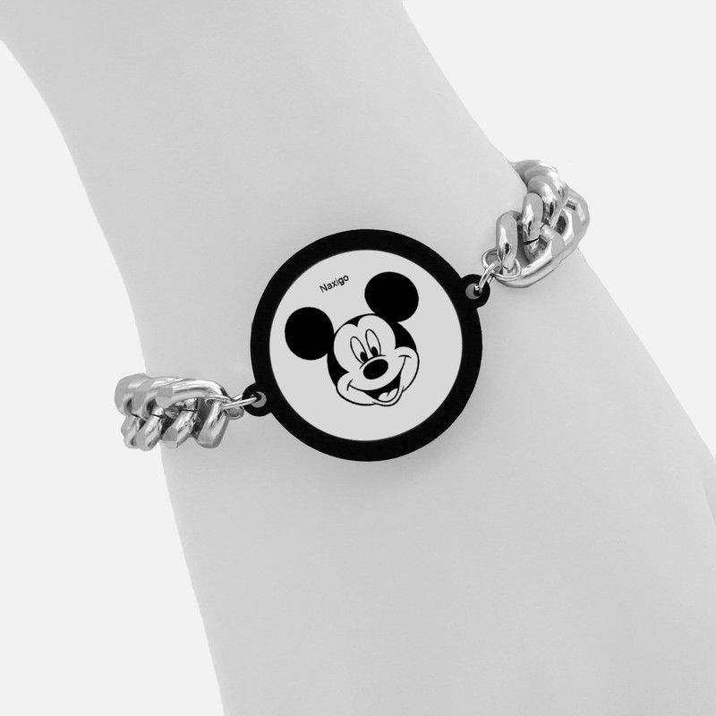دستبند ناکسیگو مدل میکی موس کد BZ7751 دستبند ناکسیگو مدل میکی موس کد BZ7751