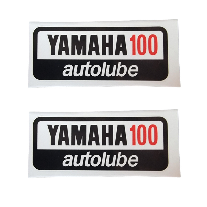 برچسب موتورسیکلت مدل Autolube مناسب برای یاماها 100 مجموعه 2 عددی