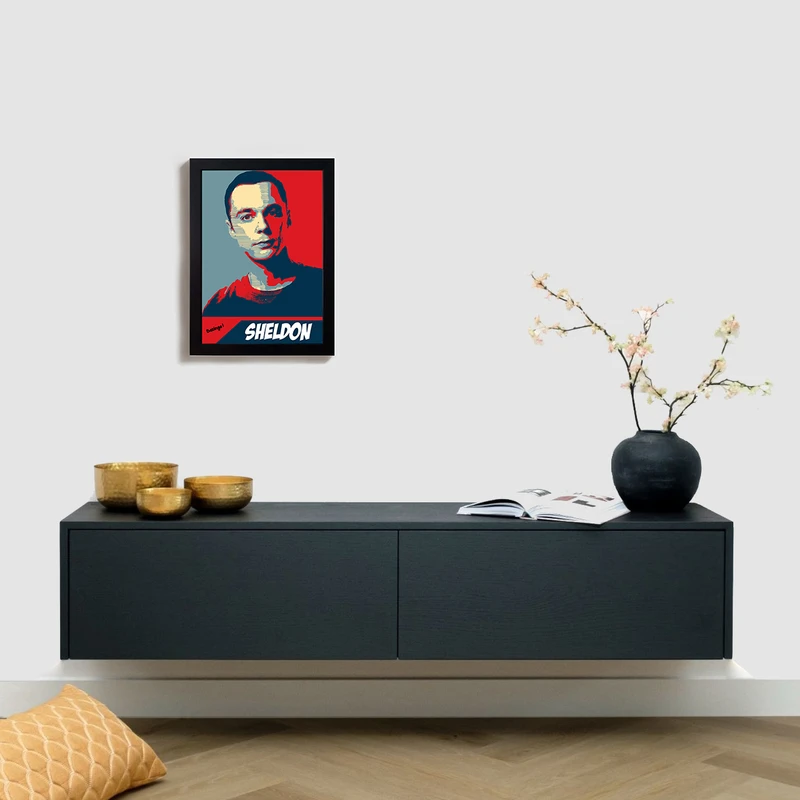 تابلو مدل بیگ بنگ تئوری شلدون big bang theory sheldon BL62