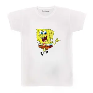 تی شرت بچگانه پرمانه طرح باب اسفنجی کد pmt.3390