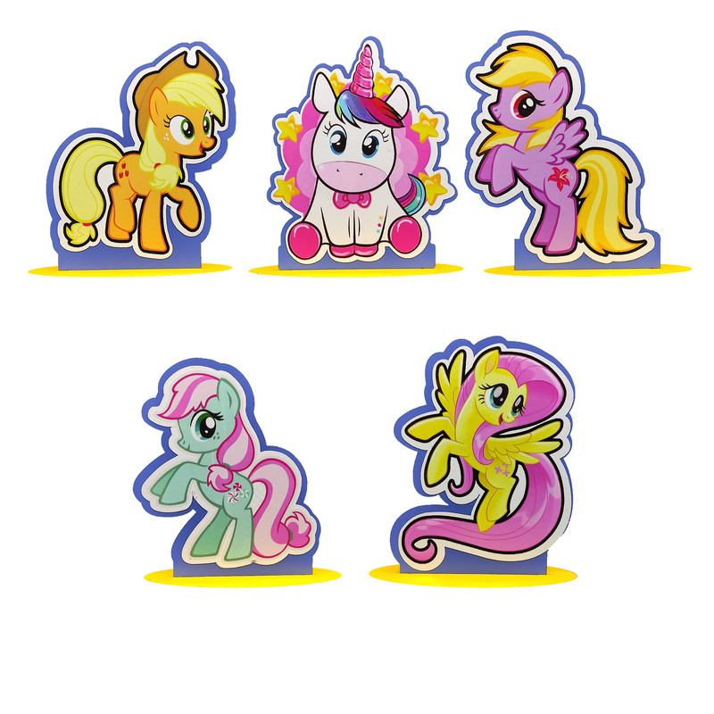 استند روميزي مدل اسب هاي تك شاخ مجموعه 5 عددي