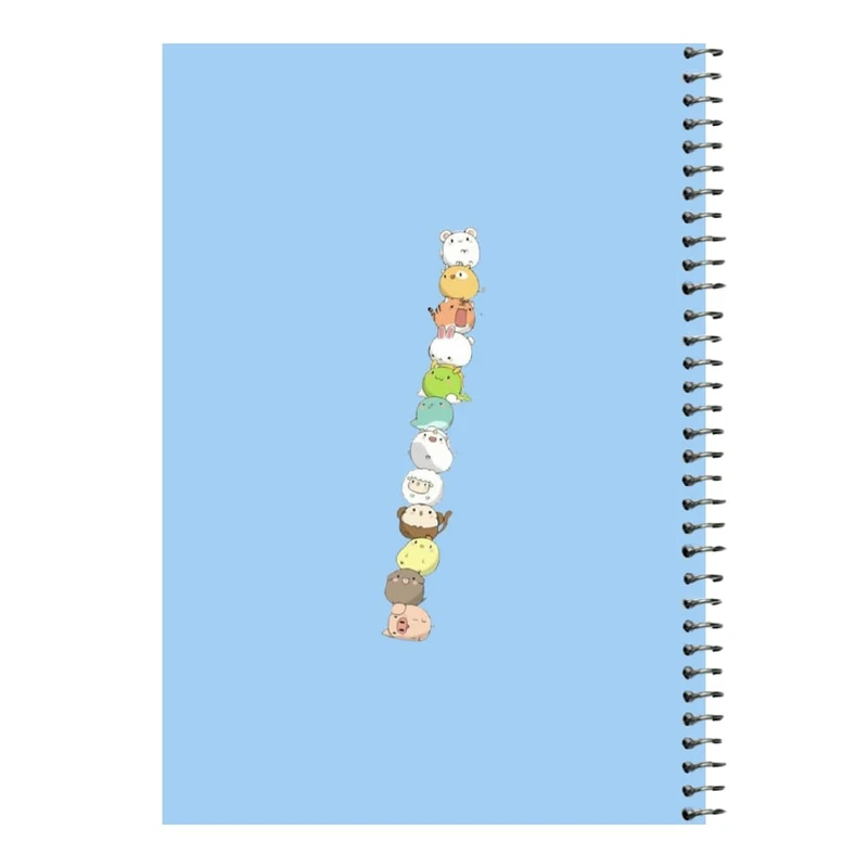 دفتر مشق 80 برگ اس جی مدل دوستان بامزه   