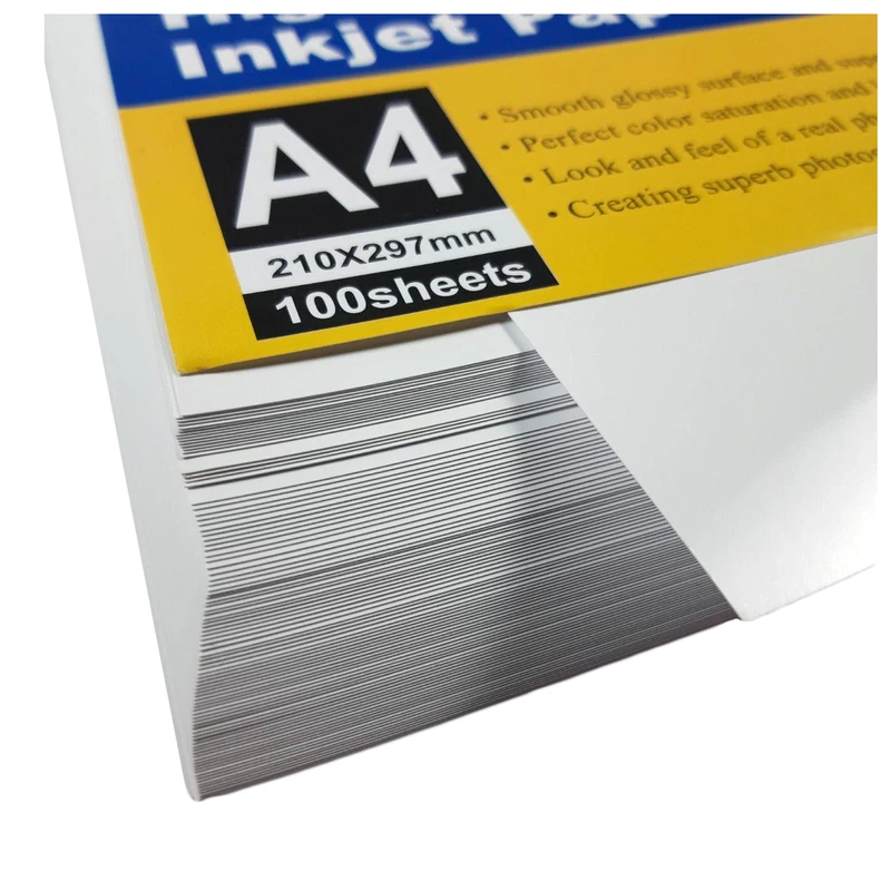 کاغذ چاپ عکس فتوگلاسه آراکو مدل 150g سایز A4 بسته 100 عددی
