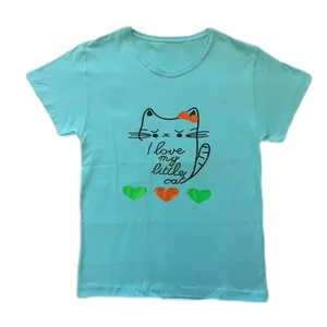 تی شرت آستین کوتاه دخترانه مدل DP22