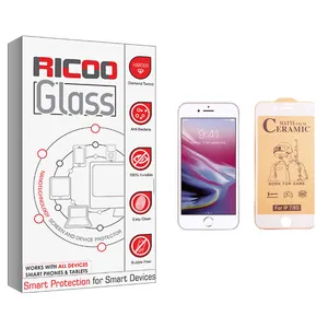 ricoo +HD Ceramics Screen Protector For Apple اپل iPhone 8