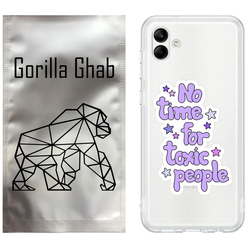 کاور گوریلا قاب مدل CLG کد 97 طرح Toxic مناسب برای گوشی موبایل سامسونگ Galaxy A04e