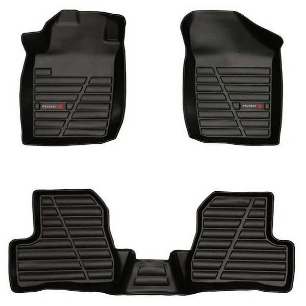 کفپوش سه بعدی خودرو لاستیک گیلان کد 1133  مناسب برای پژو 206