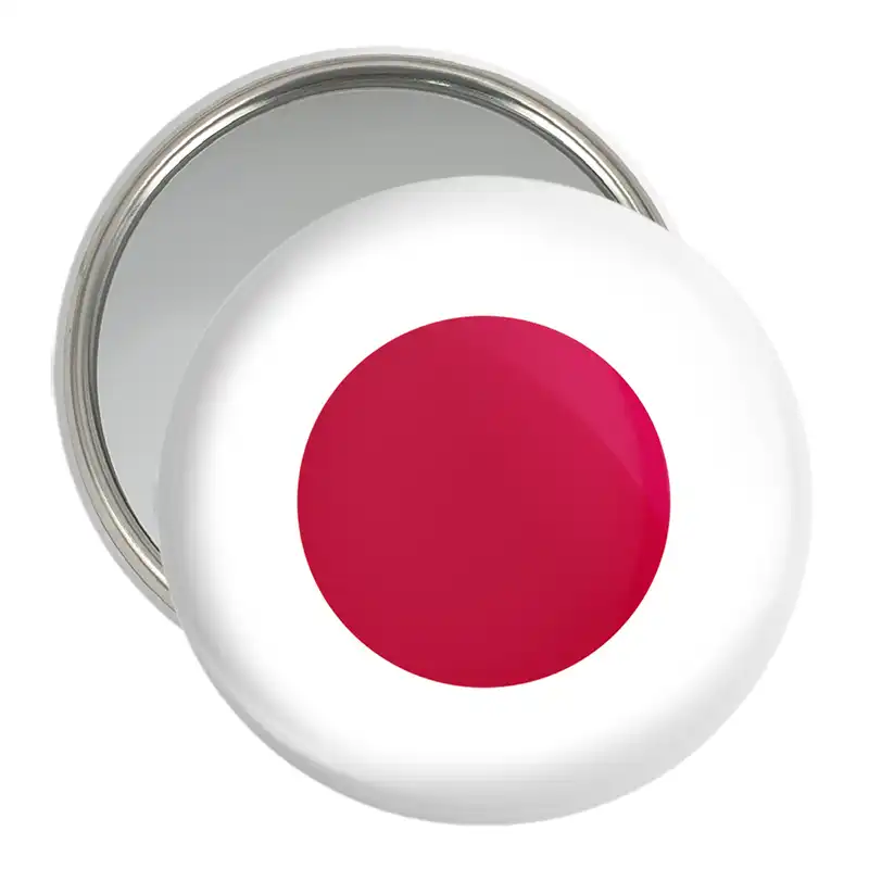 آینه جیبی خندالو مدل پرچم ژاپن  کد 20633