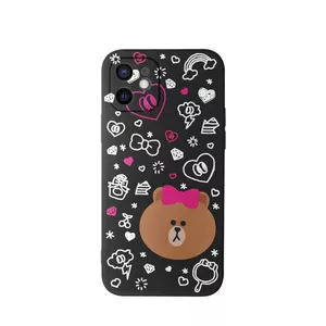 کاور طرح خرس لاین دخترانه کد f4010 مناسب برای گوشی موبایل اپل iphone 11