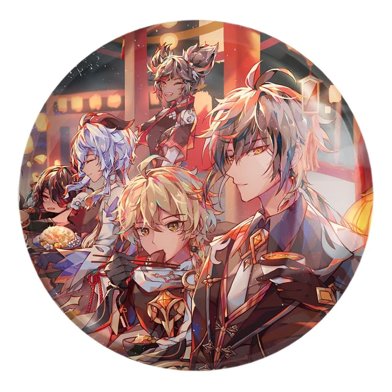 پیکسل خندالو طرح بازی گنشین ایمپکت Genshin Impact کد 25664 مدل بزرگ