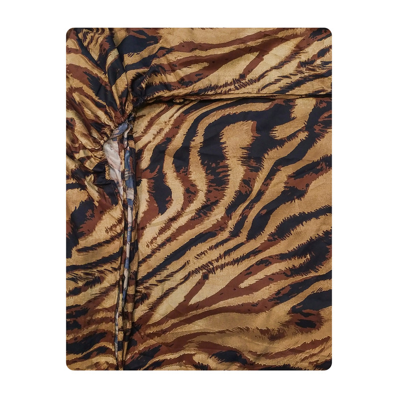 ملحفه آدنو مدل Tiger کد CH81 یک نفره سایز 120x200 سانتی متر