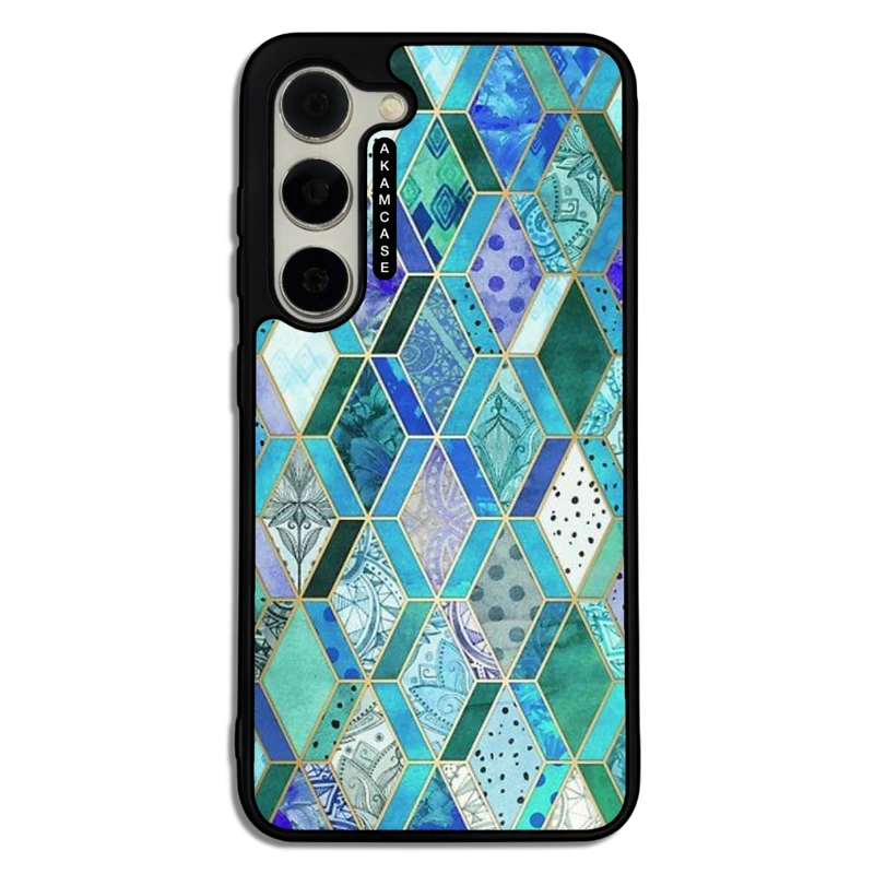 کاور آکام مدل AMC-WSGS23-MOSAIC-19 مناسب برای گوشی موبایل سامسونگ Galaxy S23