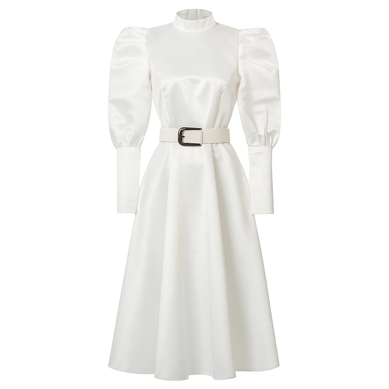 پیراهن یقه ایستاده زنانه مدل آرتمیس 26