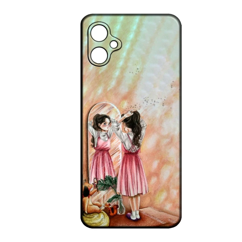 کاور طرح دخترانه کد 232 مناسب برای گوشی موبایل سامسونگ Galaxy A06