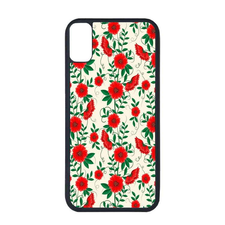 کاور طرح گلدار مناسب برای گوشی موبایل اپل iphone xr