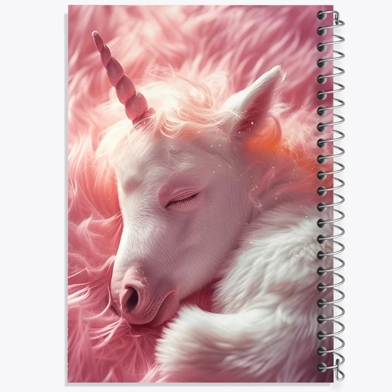 دفتر نقاشی 50 برگ خندالو طرح اسب تک شاخ کد N3057