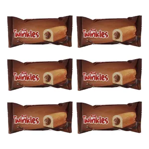 کیک روغنی با کرم کاکائو مزمز - 40 گرم بسته 6 عددی