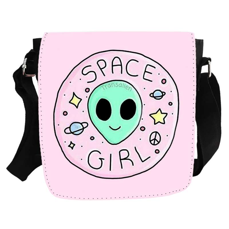 کیف رودوشی دخترانه مدل Space Girl کد KD-42