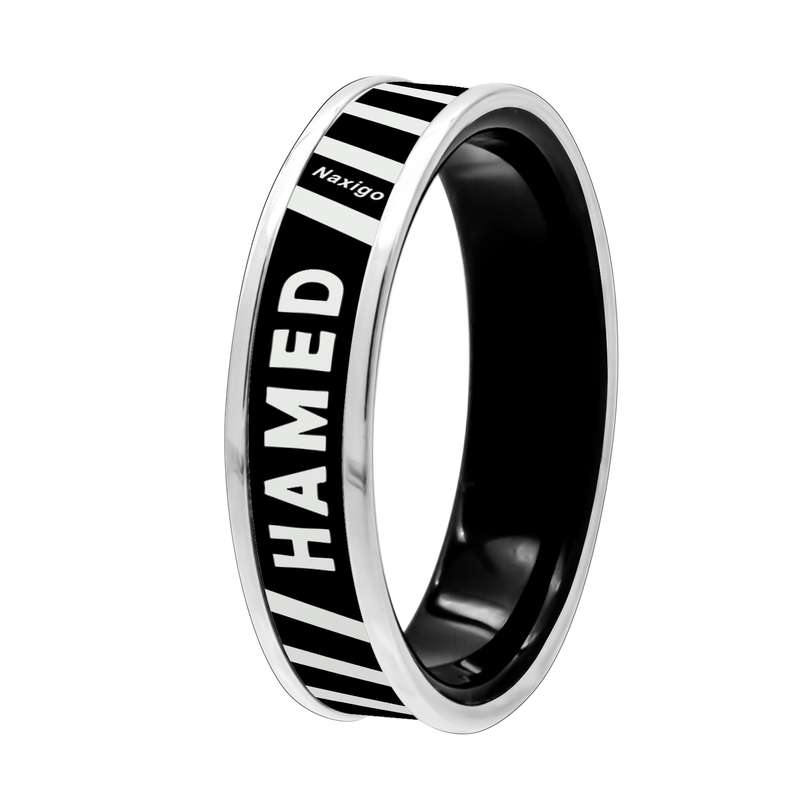 انگشتر ناکسیگو مدل شب تاب طرح حامد کد RB15924 انگشتر ناکسیگو مدل شب تاب طرح حامد کد RB15924