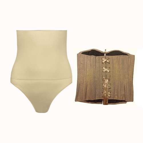 گن زنانه مدل شکمی و ساعت شنی مجموعه 2 عددی