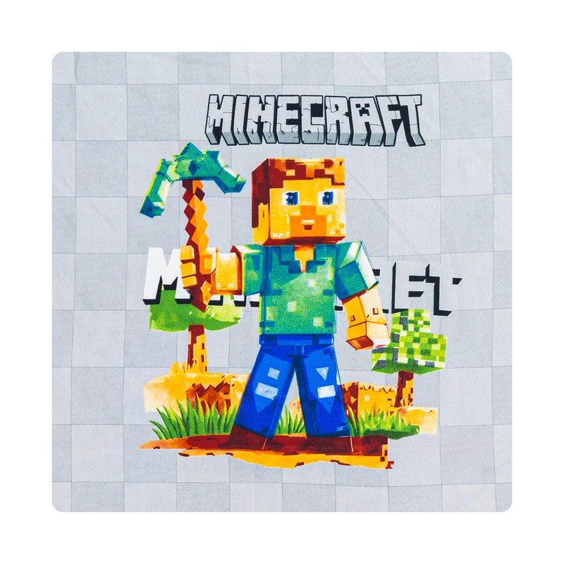 روکش لحاف مایکروفایبر آدنو مدل ماینکرفت کد MC20 یک نفره سایز 220x160 سانتی‌متر