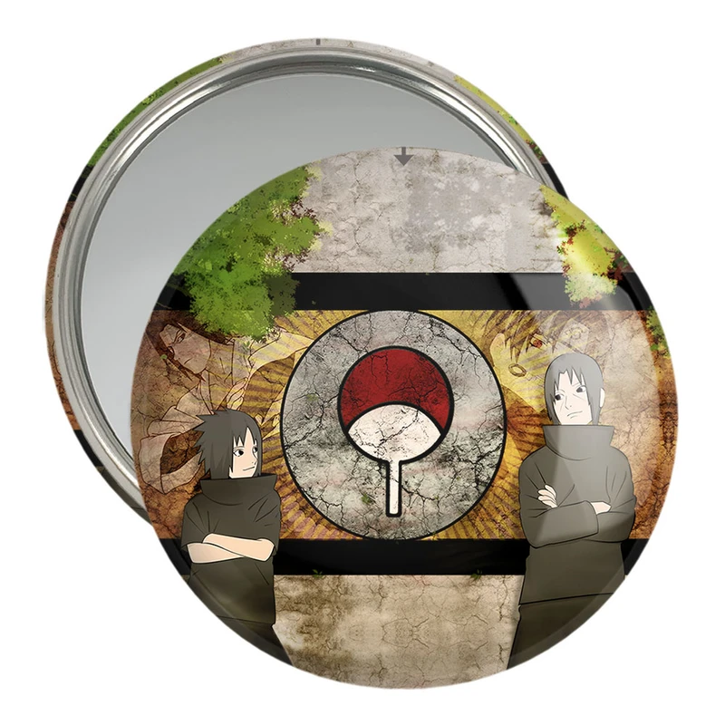 آینه جیبی خندالو مدل ایتاچی و ساسکه و نماد خاندان اوچیها کد 11271