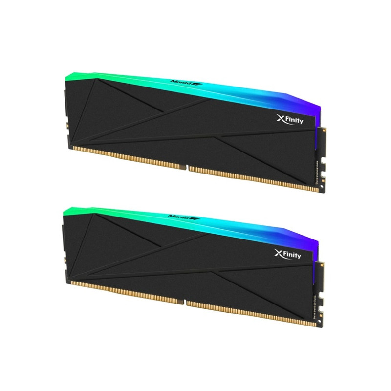 رم دسکتاپ DDR5 دو کاناله 6000 مگاهرتز CL36 وی کالر مدل Manta XFinity RGB ظرفیت 64 گیگابایت