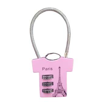 قفل چمدان و کوله پشتی مدل پاریس 