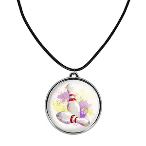 گردنبند خندالو مدل بولینگ Bowling کد 2812128122